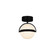 Globo 7-in Matte Black LED Flush Mount (7713|FM301001MB)