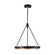 Duo 24-in Classic Black/Gold Shimmer LED Pendant (7713|PD302724CBGS)