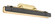 Valise 32-in Vintage Brass/Tuxedo Leather LED Wall/Vanity (7713|WV307931VBTL)