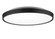 Brunswick 22-in Black LED Flush Mount (461|FM43522-BK)