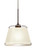 Besa Pendant For Multiport Canopy Pica 9 Bronze White Sand 1x75W Medium Base (127|J-PIC9WH-BR)
