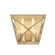 Lattice Vintage Brass 2 Lights Damp-Rated Wall/Vanity Light (7713|WV309602VB)