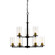Pasadena 9-Light Chandelier Ceiling Light Matte Black/Heirloom Bronze (670|3489-MB/HBZ)