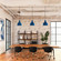 R Series 1-Light Cord Hung Deep Bowl Shade Navy Blue (670|RDBC10-NB)