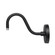 10 Inch Outdoor Goose Neck Wall Mount (42|936303BK)