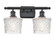 Niagara - 2 Light - 17 inch - Matte Black - Bath Vanity Light (3442|516-2W-BK-G402)