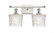 Niagara - 2 Light - 17 inch - White Polished Chrome - Bath Vanity Light (3442|516-2W-WPC-G402-LED)