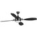 Rudder Collection Indoor/Outdoor 56'' Four-Blade  Black Ceiling Fan (149|P250040-031-30)