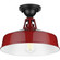 Cedar Springs Collection Red One-Light Farmhouse Semi-Flush Mount (149|P550070-039)