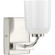 Moore Collection One-Light Brushed Nickel White Opal Glass Luxe Bath Vanity Light (149|P300280-009)