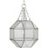 Mauldin Collection One-Light Brushed Nickel Clear Seeded Glass Global Pendant Light (149|P500221-009)