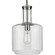 Latrobe Collection One-Light Brushed Nickel Clear Glass Coastal Pendant Light (149|P500230-009)