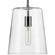Clarion Collection One-Light Polished Nickel Clear Glass Coastal Pendant Light (149|P500241-104)