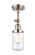 Dover - 1 Light - 5 inch - Polished Nickel - Adjustable Semi-Flush Mount (3442|201F-PN-G312-LED)