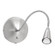 Gooseneck LED Wall Reading Light (7|62089LED-BS)
