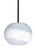 Besa Luna LED Pendant Opal Frost Bronze 1x9W LED (127|1TT-477699-LED-BR)