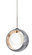 Besa Pendant Pogo Bronze Silver/Inner Silver 1x35W MAX GY6.35 Base (127|RXP-4293SS-BR)