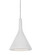 Besa Gala Pendant, White, Satin Nickel Finish, 1x9W LED (127|1JC-GALAWH-LED-SN)