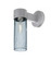 Besa, Juni 10 Outdoor Sconce, Blue Bubble, Silver Finish, 1x60W Medium Base (127|JUNI10BL-WALL-SL)