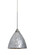 Besa, Eve Cord Pendant, Stone Silver Foil, Satin Nickel Finish, 1x50W Halogen (127|XP-EVESS-SN)