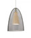 Besa, Dano Cord Pendant, Smoke/Natural, Satin Nickel Finish, 1x9W LED (127|1JT-DANOSMNA-LED-SN)