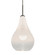 Besa, Leon Cord Pendant, Milky White/Clear, Bronze Finish, 1x9W LED (127|1JC-LEONWC-LED-BR)
