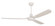 Velocity 58'' 3-Blade Ceiling Fan in White w/ White Blades; Not Light Kit Adaptable (20|VE58W3)
