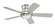 Tempo Hugger 44'' 5-Blade Ceiling Fan in Brushed Polished Nickel w/ Brushed Nickel/Maple Blades (20|TMPH44BNK5)
