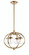 Piltz 4 Light Chandelier in Satin Brass (20|45524-SB)