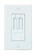 4 Speed Fan/Full Range Light Control-LED - White (20|CM-7W-LED)