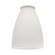 2 1/4'' Glass- Frosted Matte White, Slim Cone (20|411W)