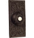 Surface Mount Designer LED Lighted Push Button in Weathered Black (20|PB3037-WB)