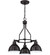 Timarron 3 Light Down Chandelier in Aged Bronze Brushed (20|35923-ABZ)