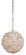 Roxx 1 Light Large Pendant in Gilded w/Quartz Crystals (20|48491-GLD)