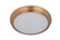 X66 Series 1 Light 13'' LED Flushmount in Satin Brass (20|X6613-SB-LED)