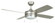 Laval 52'' 4-Blade Ceiling Fan in Brushed Nickel w/ Brushed Nickel/Maple Blades; Integrated Light (20|LAV52BN4LK-LED)