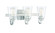 Grace 3 Light Vanity in Brushed Polished Nickel (Clear Seeded Glass) (20|41903-BNK-CS)
