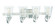 Grace 4 Light Vanity in Brushed Polished Nickel (Clear Seeded Glass) (20|41904-BNK-CS)