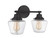 Essex 2 Light Vanity in Flat Black (20|19518FB2)