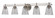 Drake 5 Light Vanity in Brushed Polished Nickel (20|19642BNK5)