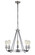 Randolph 5 Light Chandelier in Flat Black/Brushed Polished Nickel (20|50325-FBBNK)