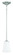 Gwyneth 1 Light Mini Pendant in Brushed Polished Nickel (White Glass) (20|50491-BNK-WG)