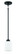 Bolden 1 Light Mini Pendant in Flat Black (White Glass) (20|50591-FB-WG)