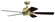 Stellar 52'' 5-Blade Ceiling Fan in Satin Brass w/ Flat Black/Walnut Blades; Integrated Light Kit (20|STE52SB5)