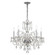 Traditional Crystal 5 Light Swarovski Strass Crystal Polished Chrome Chandelier (205|1005-CH-CL-S)