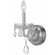 Traditional Crystal 1 Light Spectra Crystal Polished Chrome Sconce (205|1031-CH-CL-SAQ)