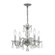Traditional Crystal 4 Light Spectra Crystal Polished Chrome Mini Chandelier (205|1064-CH-CL-SAQ)