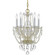 Traditional Crystal 5 Light Hand Cut Crystal Polished Brass Mini Chandelier (205|1129-PB-CL-MWP)