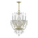 Traditional Crystal 5 Light Swarovski Strass Crystal Polished Brass Mini Chandelier (205|1129-PB-CL-S)