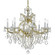 Maria Theresa 9 Light Swarovski Strass Crystal Gold Chandelier (205|4409-GD-CL-S)